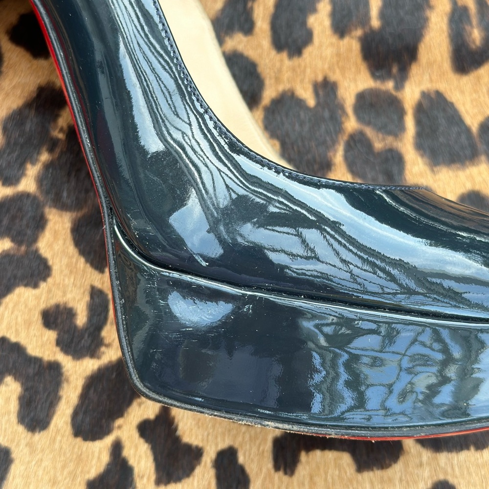 Christian Louboutin BIANCA BLACK HEELS 38.5 - Picture 5 of 13